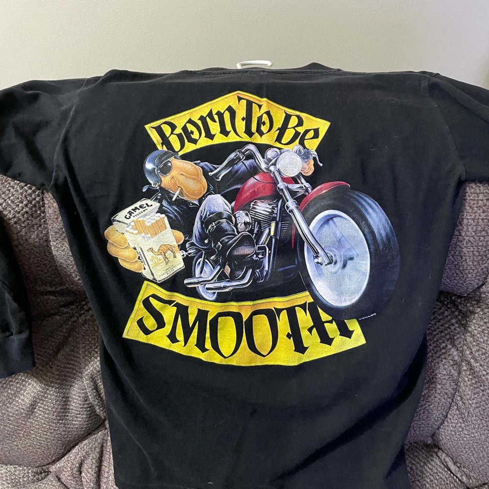 This is a Joe Camel long sleeve Tee shirt from the early 90’s.
